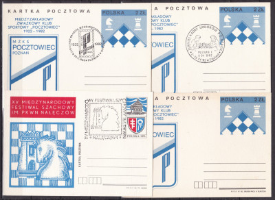 Polonia 1982 4 carti postale SAH foto