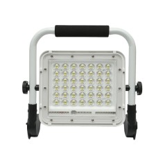 Lampa de lucru LED portabila 60W, 6500K cu acumulator reincarcabil si cadru stativ IP65
