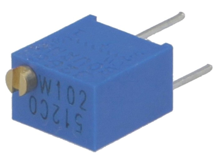 Rezistor trimer multitură 1k&Omega; linear
