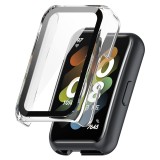 Husa + folie Huawei Band 8 Asteroid GSM Defense, transparenta (Pachet 360&deg;)
