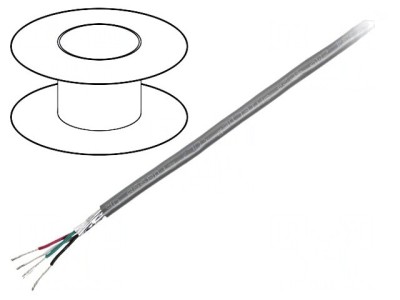 Cablu RS232 8x24AWG Ecranat PVC foto