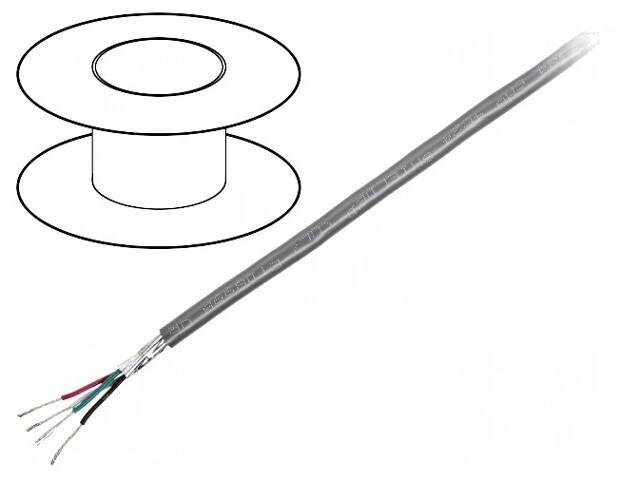 Cablu RS232 8x24AWG Ecranat PVC