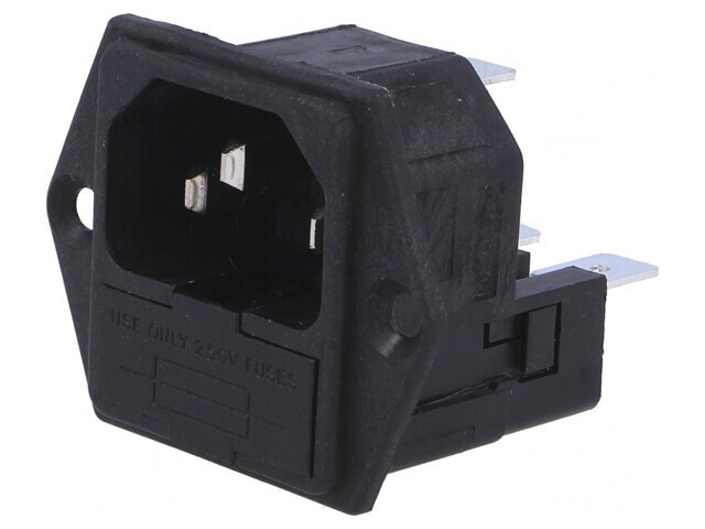 Conector Alimentare AC 10A 250V IEC 60320
