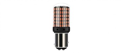 Bec LED Canbus 1157, BAY15D, P21/5W ,144 LED-uri pentru Frana si Pozitie spate sau Lumini de zi, doua filamente/faze foto