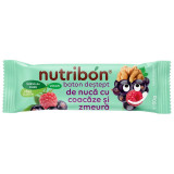 Baton vegan de nuca cu coacaze si zmeura fara gluten &quot;nutribon&quot; 30gr