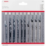 Set 10 Lame fierastrau vertical Bosch pentru lemn