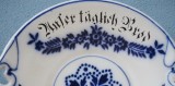 Cumpara ieftin Farfurie Germana ornamentala din ceramica de tip delft - tematica religioasa