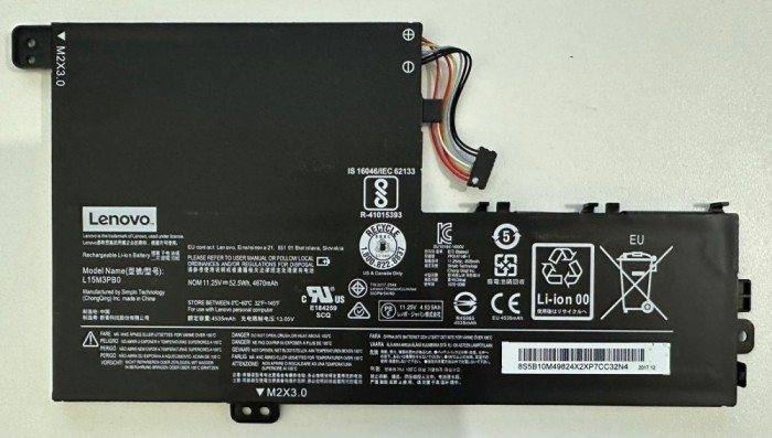 Baterie pentru laptop Baterie Lenovo L15M3PB0 8S5B10M49824X2XP7CC32N4