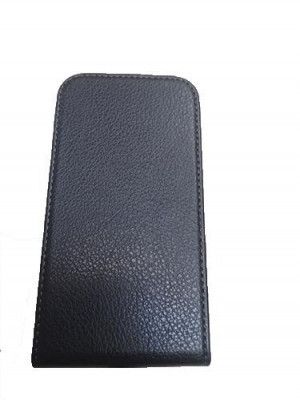 Husa Telefon Vertical Book Samsung Galaxy Ace 4 Black BeHello foto