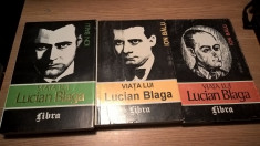 Ion Balu - Viata lui Lucian Blaga - Vol. I, II, III (Ed. Libra 1995, 1996, 1997) foto