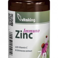 Zinc Immuno Masticabil cu Echinacea 60cpr Vitaking