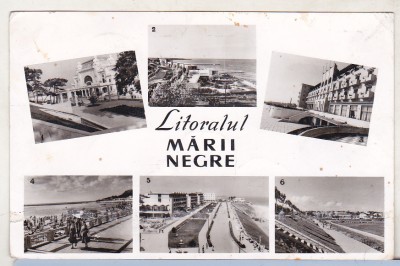 bnk cp Litoralul Marii Negre - Vedere - circulata foto
