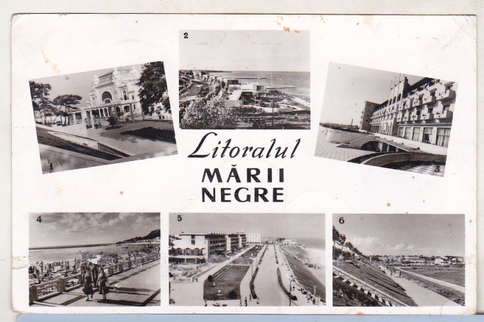 bnk cp Litoralul Marii Negre - Vedere - circulata