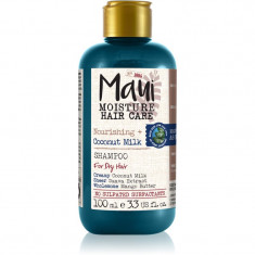 Maui Moisture Nourish & Moisture + Coconut Milk sampon hidratant pentru par uscat 100 ml