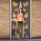 Plasa tantari pentru usa Delight, 100 x 210 cm, inchidere magnetica, model fluturi