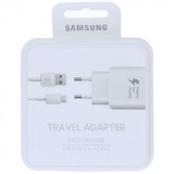 Samsung &Icirc;ncărcător rapid de călătorie 2100mAh incl. Cablu de date USB tip C alb (Blister UE) EP-TA300CWEGWW