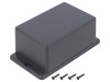 Carcasă Universală TAKACHI ABS IP40, Model TWF7-5-11D, Gri &Icirc;nchis, Serie TWF, Cu Lame Fixare, Dimensiuni 70.6x105x50.5mm