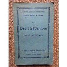 Le droit &agrave; l&#039;amour pour la femme - Dr. michel Bourgas