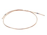 Conducta frana cupru cu niplu diametru 4,75 mm, filet exterior plin, Grosime perete 0,9 mm, filet M10x1/M10x1, lungime 1600 mm