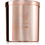 Crystallove Golden Scented Candle Citrine &amp; White Tea lum&acirc;nare parfumată 220 g