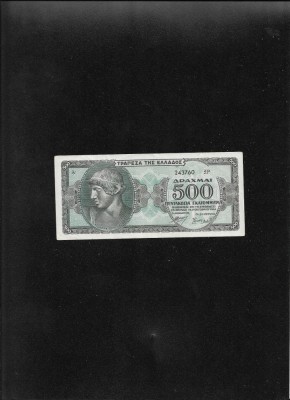 Grecia 500000000 500 000 000 drahme drachmai 1944 seria243760 xf-aunc foto