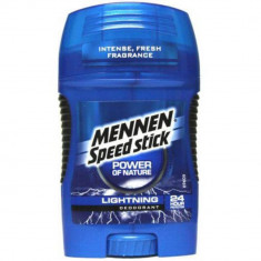 Deodorant Solid MENNEN SPEED STICK Lightning, 60 g, Deodorant Gel Barbati, Deodorante Solide Barbati, Deodorant Solid Barbatii, Deodorant Stick Solid,