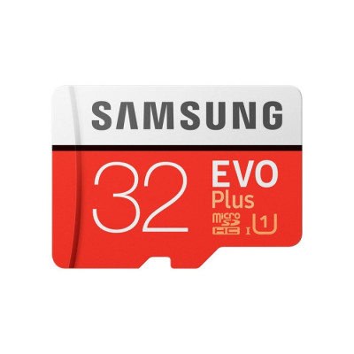 Card MicroSD Original SAMSUNG EVO Plus - 32GB + Adaptor Clasa 10 MB-MC32GA/EU foto