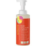 Sapun lichid bio Sonett cu galbenele pentru copii, 200ml, sticla cu dozator