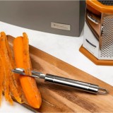 Curatator pentru legume si fructe, inox, argintiu, decojitor, Kinghoff