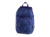 Ghiozdan Pulse Solo Blue Triangle, Poliester, 44x29x18 cm, Unisex, 1 Compartiment, Fermoar, Elemente Reflectorizante
