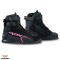 Ghete pentru scuter - motocicleta Roadster femei All Season Ixon model Bull 2 WP LS culoare: negru/fuchsia (roz) (100% waterproof) 36