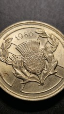 2 lire 1986 (2 Pounds) Regatul Unit (United Kingdom ) - A XIII-a ediție a Jocurilor Commonwealth-ului foto