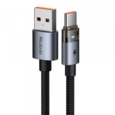 Cablu Date si Incarcare USB-A - USB-C McDodo CA-6890, 66W, 1.2m, Negru foto