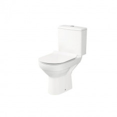 Set Wc Compact, Cersanit City 603, K35-037, Clean On, Cu Capac Wc Slim Din Duroplast, Cadere Lenta foto