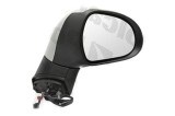 Oglinda exterioara Peugeot 207 (W), 05.2006-12.2013, partea Dreapta, culoare sticla crom, sticla convexa, cu carcasa grunduita, cu incalzire , ajusta
