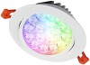 Spot LED Miboxer 9W RGB+CCT 780lm 85lm W 2700K 6500K, 16 milioane de culori intensitatea luminii ajustabila, control de la distanta 30m 2.4GHz