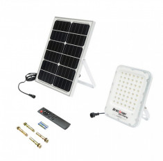 Lampa LED cu panou solar monocristalin, Breckner Germany, BK87486, 30W , senzor de miscare si telecomanda foto