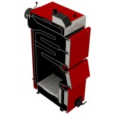 Cazan combustibil solid Neus Duo Uni Plus 21 kW, 210 mp, panou comanda, ventilator inclus