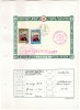 DB1 Taiwan Foaie prez Prima Zi 1968 Mi. 626 - 627 Pres. Chian Kai Shin, Stampilat