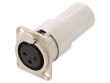 Adaptor XLR 3 Poli Femelă-Mascul, Neutrik