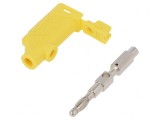 Mufă Banană 4mm Galbenă 32A 70VDC