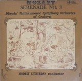Disc vinil, LP. SERENADA NR. 3 IN RE MAJOR, KV 185-Mozart, Oltenia Philharmonic Symphony Orchestra of Craio-264237, Electrecord