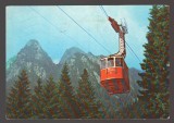 CPIB 25163 CARTE POSTALA - BUSTENI, TELEFERICUL, CIRCULATA, 1983, STAMPILE