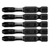 Set 5 biti de impact PZ3 din otel S2, 50 mm, pentru surubelnita 1/4