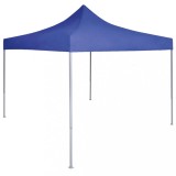 Cort de petrecere pliabil profesional, albastru, 2 x 2 m, oțel