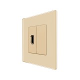 Cumpara ieftin Priza HDMI cu Rama din Sticla LUXION SmartElectro IntelligentHouse