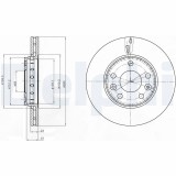 DELPHI BG4265C Disc frana