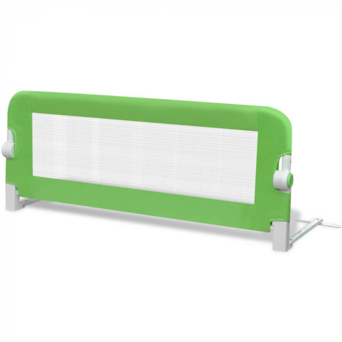 Balustradă de siguranță pentru pat de copil, verde, 102x42 cm