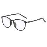 Ochelari rotunzi unisex protectie lumina albastra pentru calculator, bright black, F2822