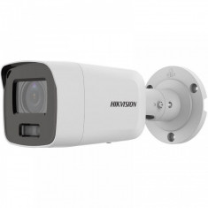 Camera supraveghere Hikvision IP bullet DS-2CD2087G2-LU(2.8mm)C, 8 MP, ColorVu - imagini color 24/7 (color si pe timp de noapte), Acusens - Human and foto
